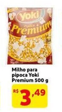 Extra Supermercado Milho para pipoca Yoki Premium 500g oferta