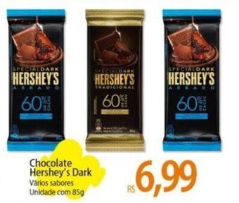 Atacadão Chocolate Hershey's Dark Vários sabores Unidade com 85g oferta