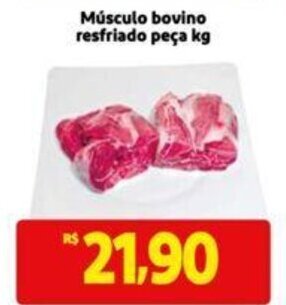 Extra Supermercado Músculo bovino resfriado peça kg oferta
