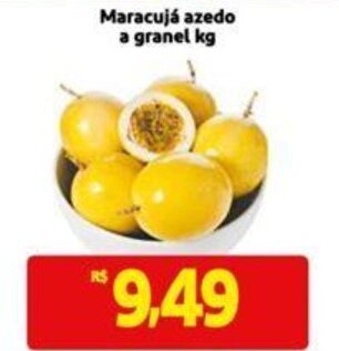 Extra Supermercado Maracujá azedo a granel kg oferta