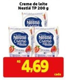 Extra Supermercado Creme de leite Nestlé TP 200 g oferta