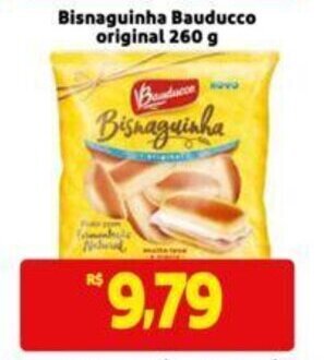 Extra Supermercado Bisnaguinha Bauducco original 260 g oferta