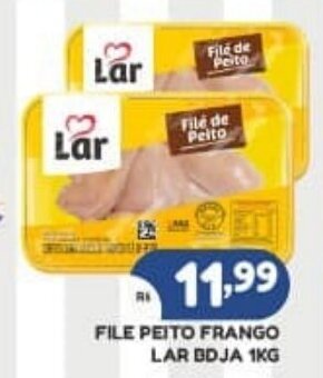 Bramil Supermercados FILE PEITO FRANGO LAR BDJA 1KG oferta