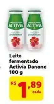 Extra Supermercado Leite fermentado Activia Danone 100g oferta