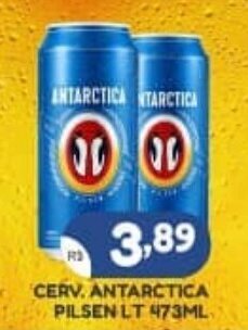 Bramil Supermercados CERV. ANTARCTICA PILSEN LT 473ML. oferta