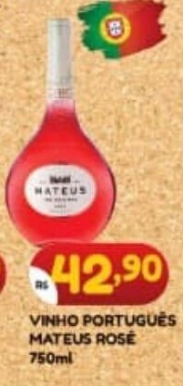 Bramil Supermercados VINHO PORTUGUES MATEUS ROSE 750ml oferta