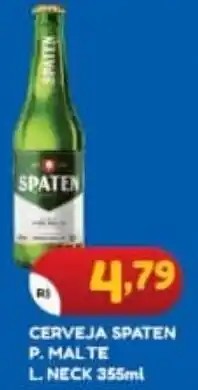 Bramil Supermercados CERVEJA SPATEN P. MALTE L. NECK 355ml oferta