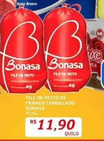 Assaí Atacadista FILE DE PEITO DE FRANGO CONGELADO BONASA PC/KG oferta