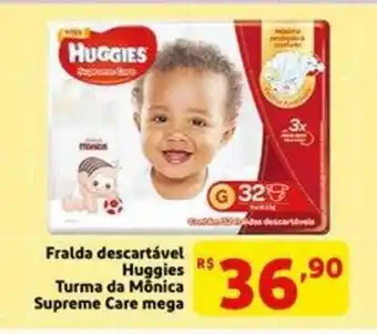 Extra Supermercado Fralda descartavel Huggies oferta