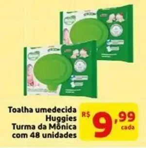 Extra Supermercado Toalha umedecida Huggies oferta