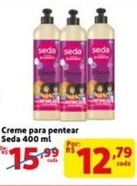 Extra Supermercado Creme para pentear Seda 400ml oferta