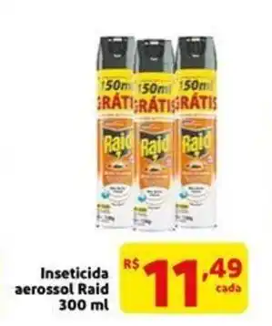Insecticida Raid Aerosol 300ml
