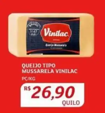 Assaí Atacadista QUELJO TIPO MUSSARELA VINILAC PC/KG oferta