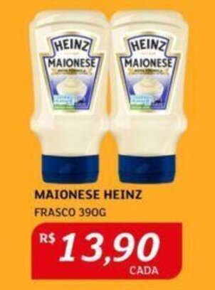 Assaí Atacadista MAIONESE HEINZ FRASCO 390G oferta