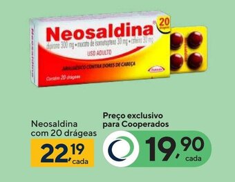 Neosaldina com 20 drágeas