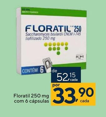 Floratil 250 mg com 6 cápsulas