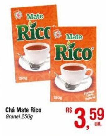 Fort Atacadista Chá Mate Rico Granel 250g oferta