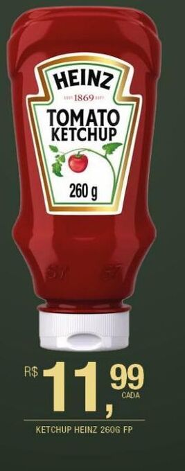 DB Supermercados Ketchup heinz 260g fp oferta