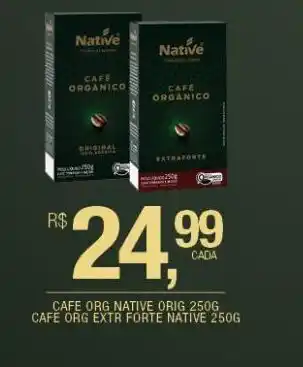 DB Supermercados Café org native orig 250g oferta