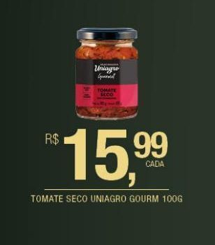 DB Supermercados Tomate seco uniagro gourm 100g oferta