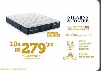 Colchão estate firm stearns & foster