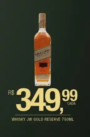 DB Supermercados Whisky jw gold reserve 750ml oferta
