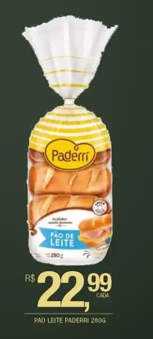 DB Supermercados Pao leite paderri 280g oferta