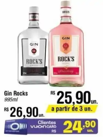 Fort Atacadista Gin Rocks 995ml oferta