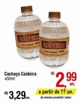 Fort Atacadista Cachaça Caideira 450ml oferta