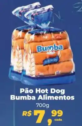 Mix Mateus Pão Hot Dog Bumba Alimentos 700g oferta