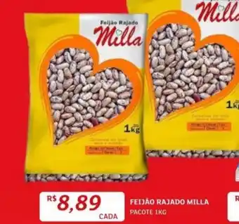 Assaí Atacadista FEIJÃO RAJADO MILLA PACOTE 1KG oferta