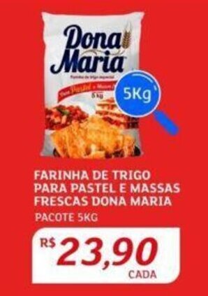 Assaí Atacadista FARINHA DE TRIGO PARA PASTEL E MASSAS FRESCAS DONA MARIA PACOTE 5KG oferta