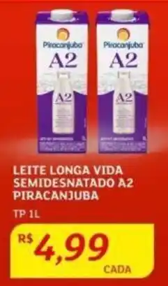 Assaí Atacadista LEITE LONGA VIDA SEMIDESNATADO A2 PIRACANJUBA TP IL oferta