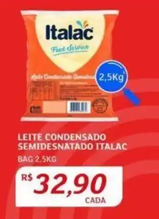 Assaí Atacadista LEITE CONDENSADO SEMIDESNATADO ITALAC BAG 2,5KG oferta