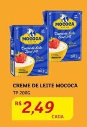 Assaí Atacadista CREME DE LEITE MOCOCA TP 200G oferta