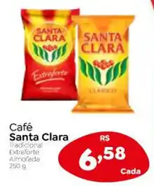 Novo Atacarejo Café Santa Clara Tradicional Extraforte Almofada 250 g oferta