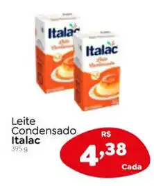 Novo Atacarejo Leite Condensado Italac 395g oferta