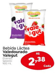 Bebida Láctea Valedourado Valegut