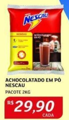 Assaí Atacadista ACHOCOLATADO EM PÓ NESCAU PACOTE 2KG oferta