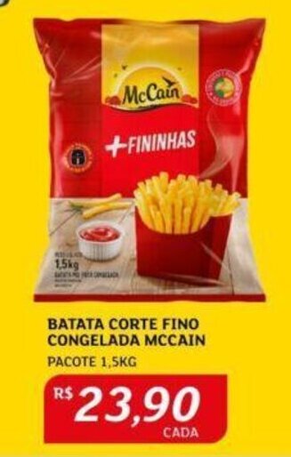 Assaí Atacadista BATATA CORTE FINO CONGELADA MCCAIN PACOTE 1,5KG oferta