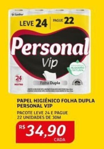 Assaí Atacadista PAPEL HIGIÊNICO FOLHA DUPLA PERSONAL VIP oferta