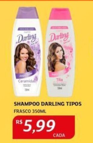 Assaí Atacadista SHAMPOO DARLING TIPOS FRASCO 350ML oferta