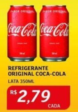 Assaí Atacadista REFRIGERANTE ORIGINAL COCA-COLA LATA 350ML oferta