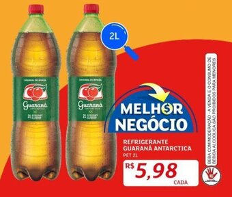 Assaí Atacadista REFRIGERANTE GUARANÁ ANTARCTICA PET 2L oferta