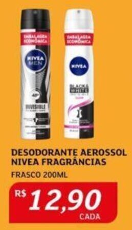 Assaí Atacadista DESODORANTE AEROSSOL NIVEA FRAGRÂNCIAS FRASCO 200ML oferta