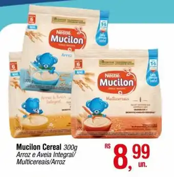 Fort Atacadista Mucilon Cereal 300g Arroz e Aveia Integral/ Multicereais/Arroz oferta