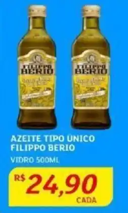 AZEITE TIPO ÚNICO FILIPPO BERIO VIDRO 500ML