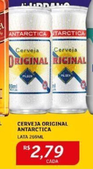 Assaí Atacadista CERVEJA ORIGINAL ANTARCTICA LATA 269ML oferta
