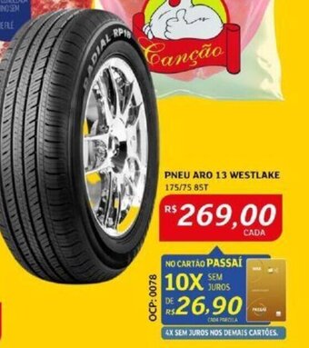 Assaí Atacadista PNEU ARO 13 WESTLAKE 175/75 85T oferta
