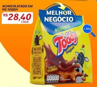 Assaí Atacadista ACHOCOLATADO EM PÓ TODDY 1.8kg oferta